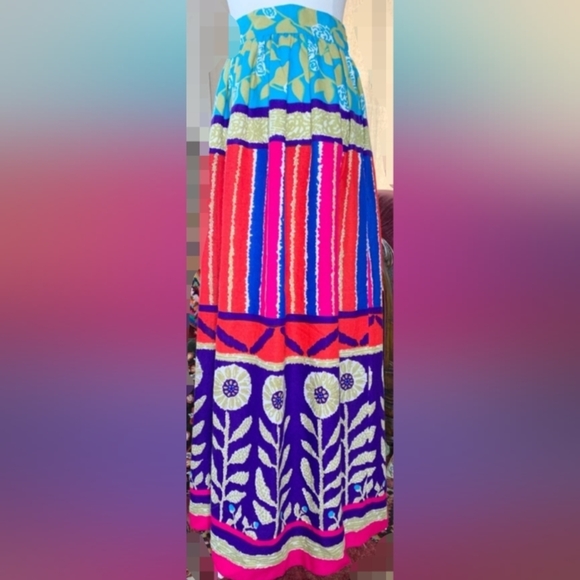 🏵️ 60s Banjara Maxi Skirt - Picture 1 of 9